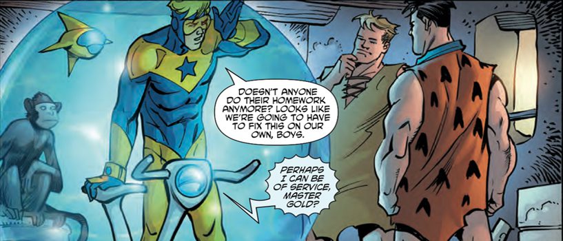 Booster Gold/The Flintstones Annual #1 Review