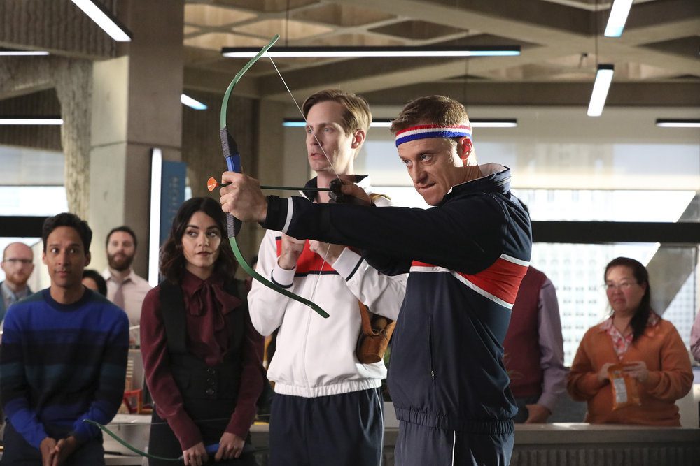 Powerless S1XE7 Van v Emily: Dawn of Justice Review