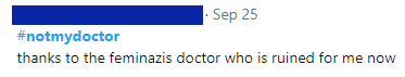 Comment Not My Doctor