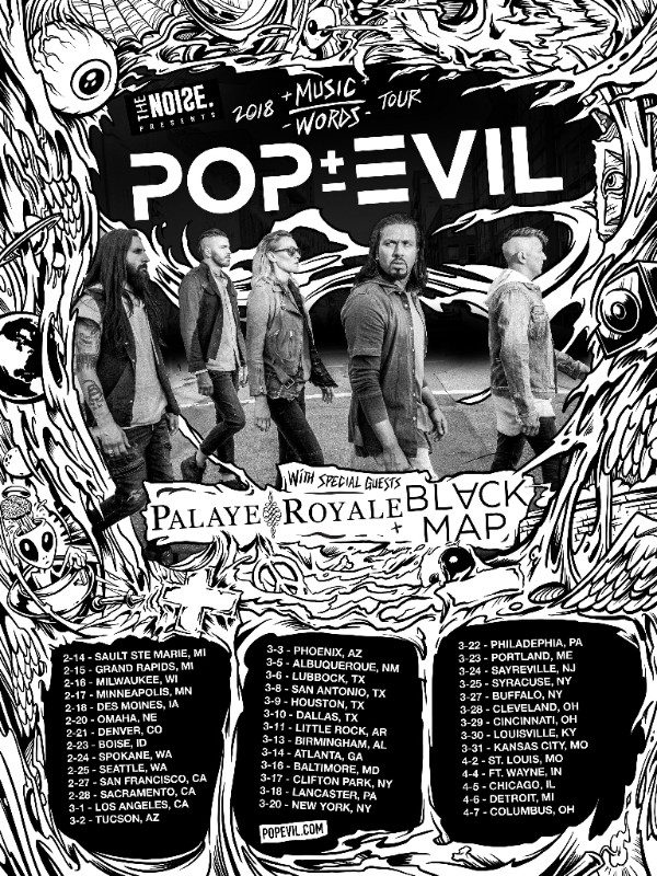 Pop Evil Release Colors Bleed Music Video New Album Out February 16th 