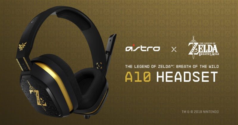 ASTRO GAMING REVEALS OFFICIAL NINTENDO SWITCH A10 HEADSET STYLED FOR THE LEGEND OF ZELDA: BREATH OF THE WILD