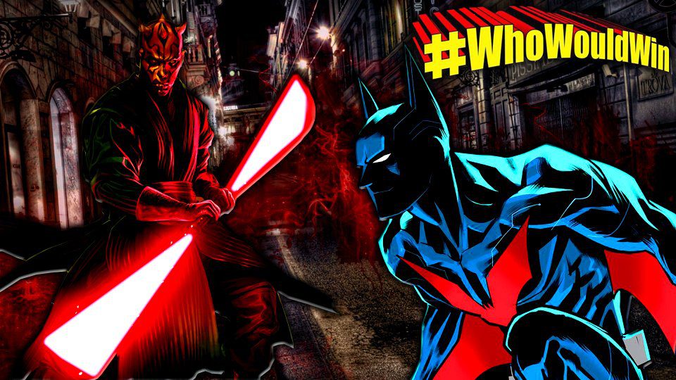 #WhoWouldWin: Batman Beyond vs. Darth Maul