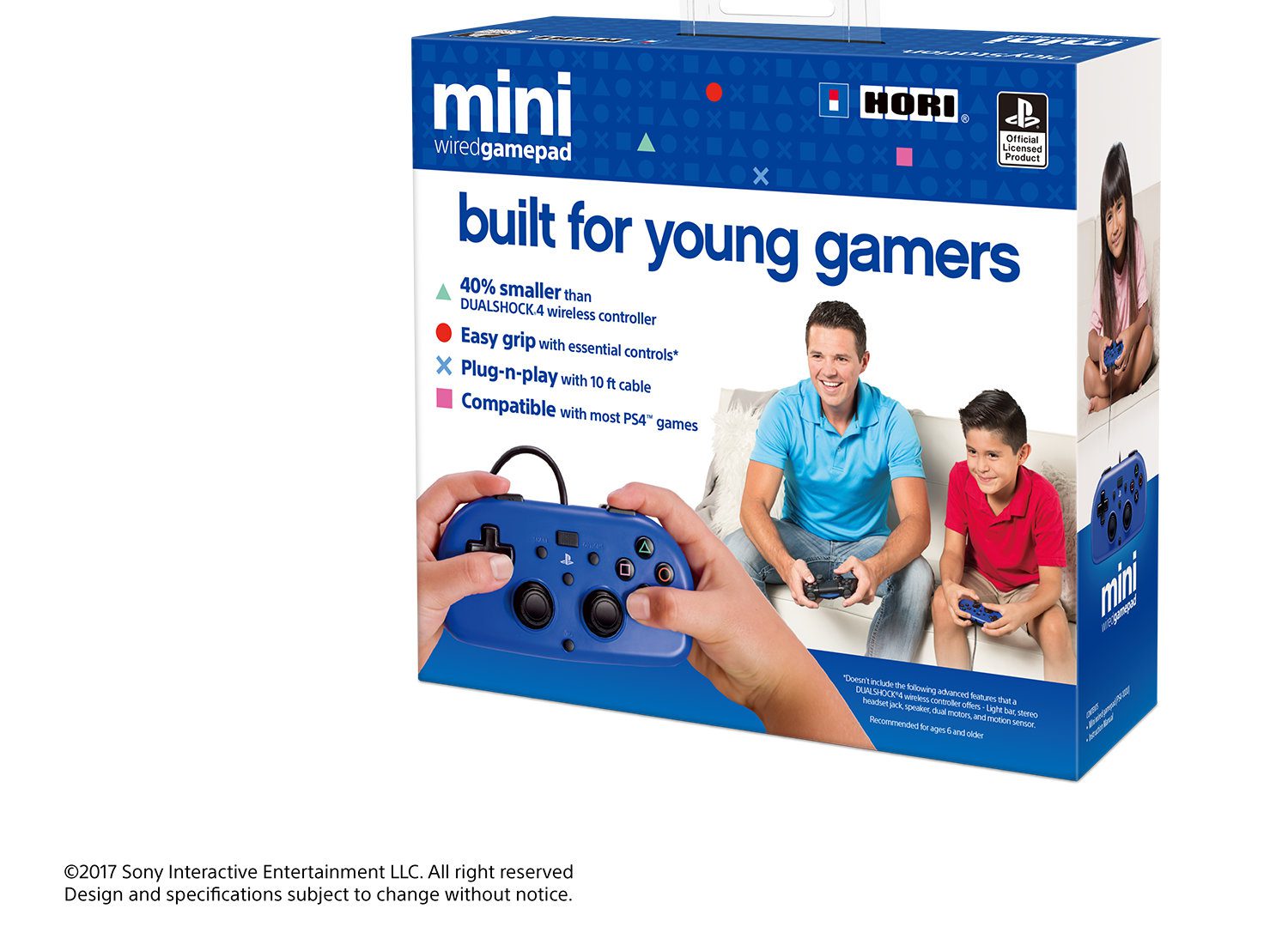 wired mini gamepad for playstation 4
