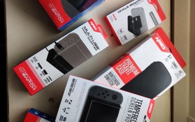 August Giveaway and Unboxing Switch Accessories and Capcom Pixel Frames