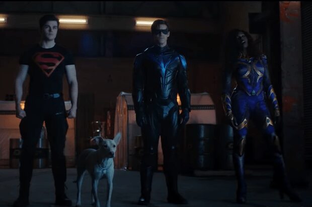 Superboy| Nightwing| StarFire| Krypto| Warner Media| Titans Season 3| Warner Brothers