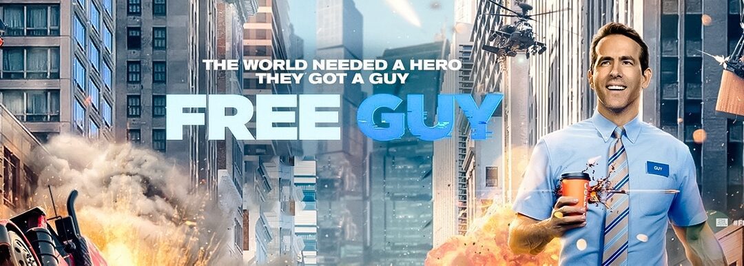 Free Guy Poster Featuring Ryan Reynolds