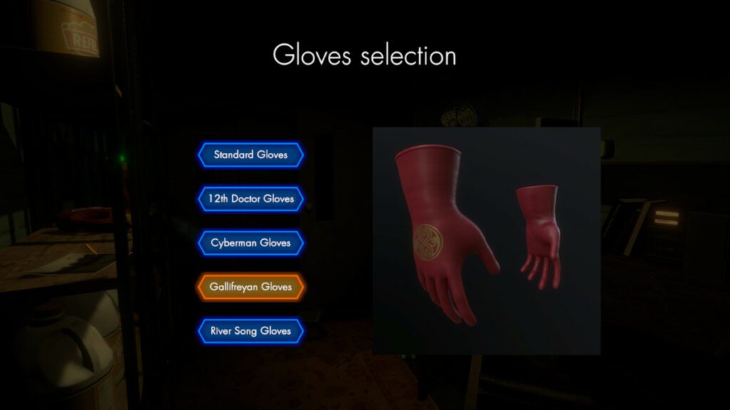 Doctor Who: Edge of Reality Game - Gallifreyan gloves in Deluxe Edition