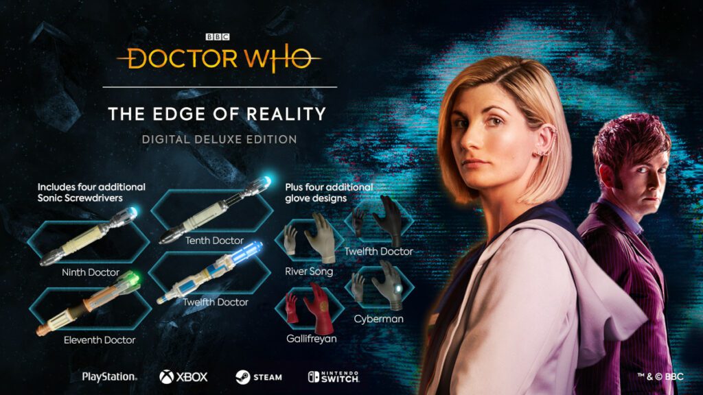 Doctor Who: Edge of Reality Game - A variety of sonics in Deluxe Edition