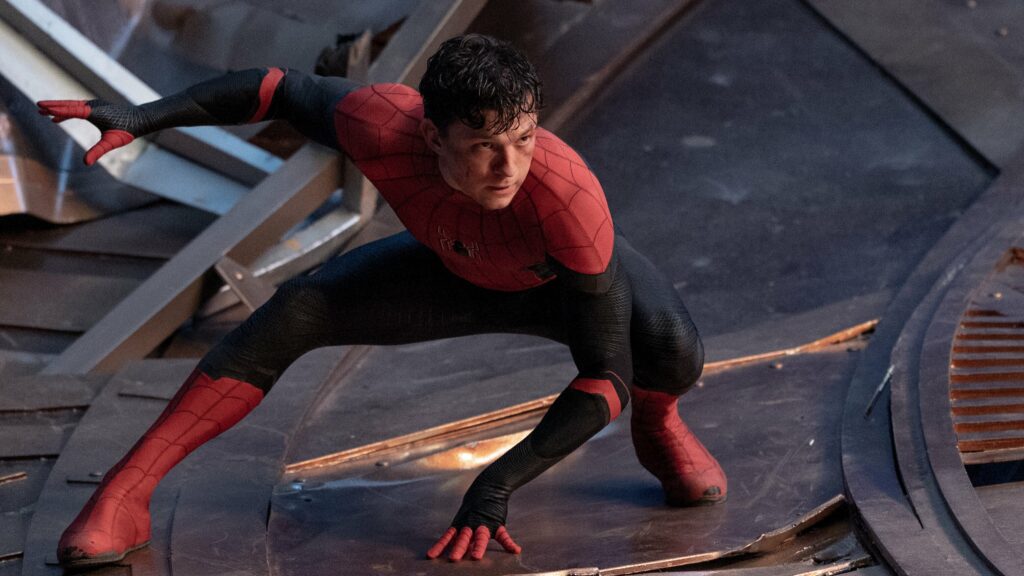 Peter Parker/Spider-Man (Tom Holland) in Marvel Studios' SPIDER-MAN: NO WAY HOME.