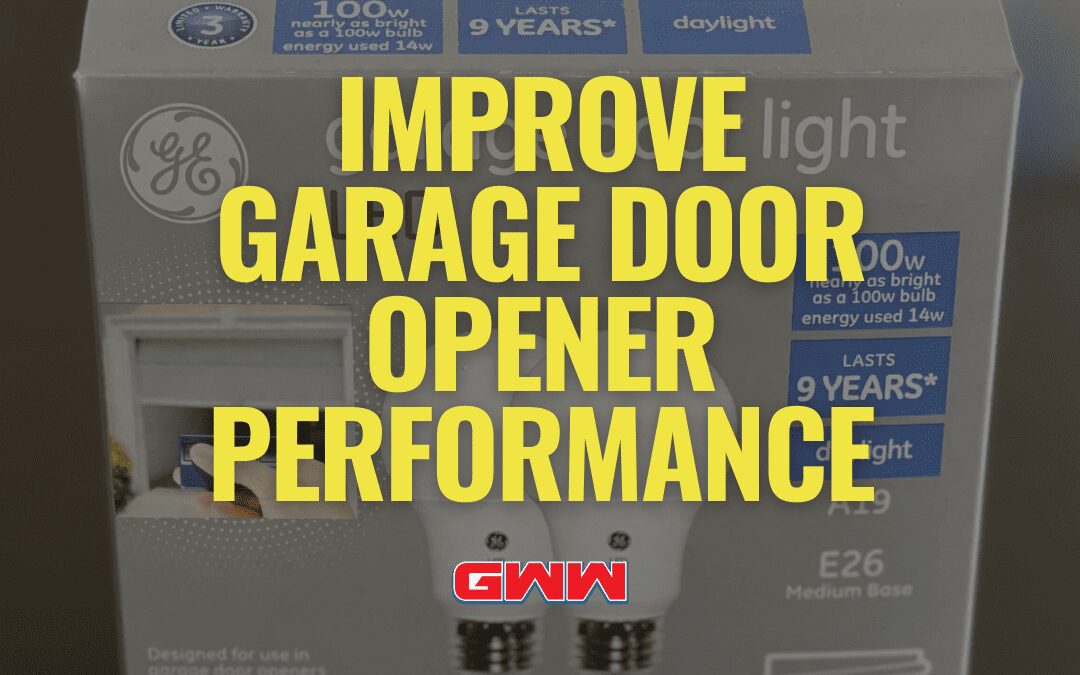 Garage Door Opener Performance: how to Improve it