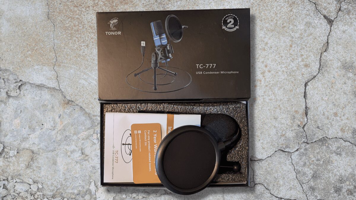 Review of The Tonor TC-777 USB Microphone