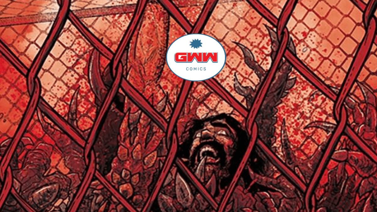 The Crimson Cage #5 cover with GWW logo