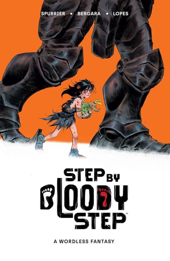 Step by Bloody Step comic cover by Matías Bergara
