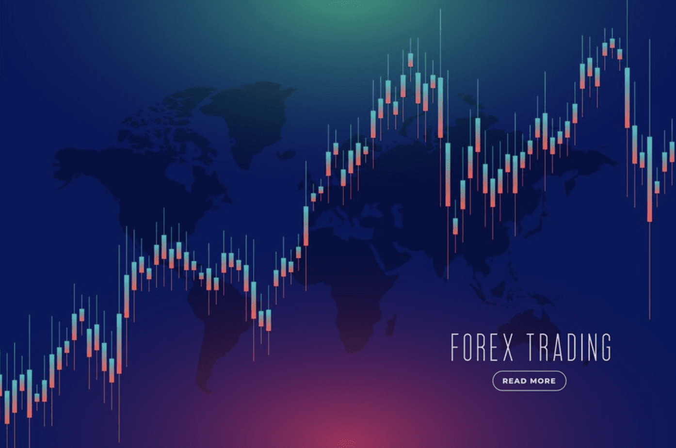 An image of a FOREX trading chart for Crypto