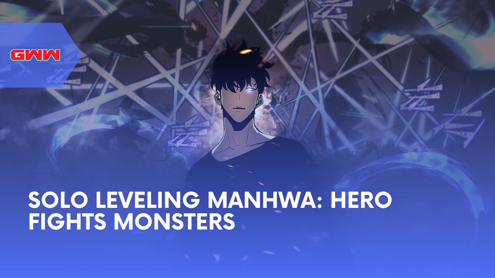 Solo Leveling Manhwa: Hero Fights Monsters