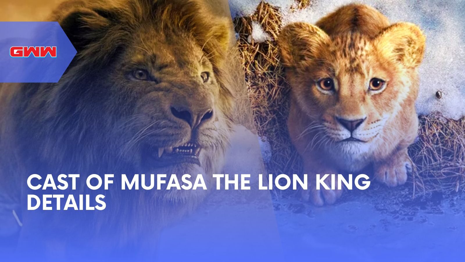 Cast of Mufasa The Lion King Details