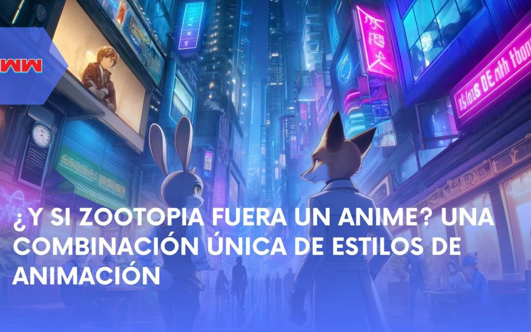 ¿Y Si Zootopia Fuera Un Anime? Un Giro úNico en la Animación