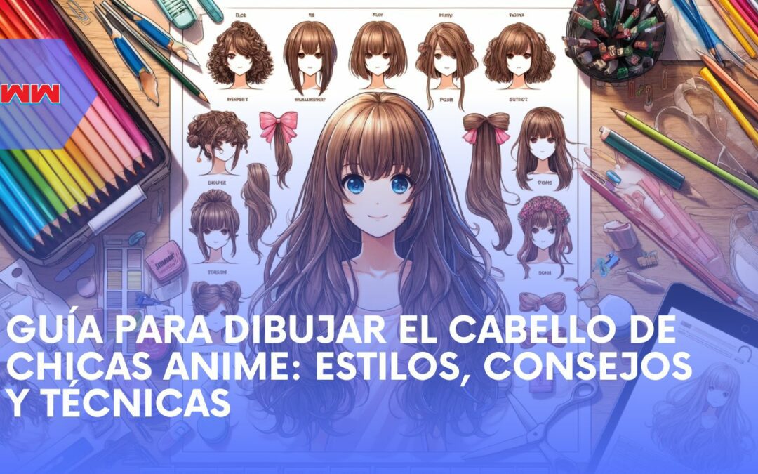 El Arte de Dibujar el Cabello de Chicas Anime: Técnicas, Estilos y Consejos para Peinados Perfectos