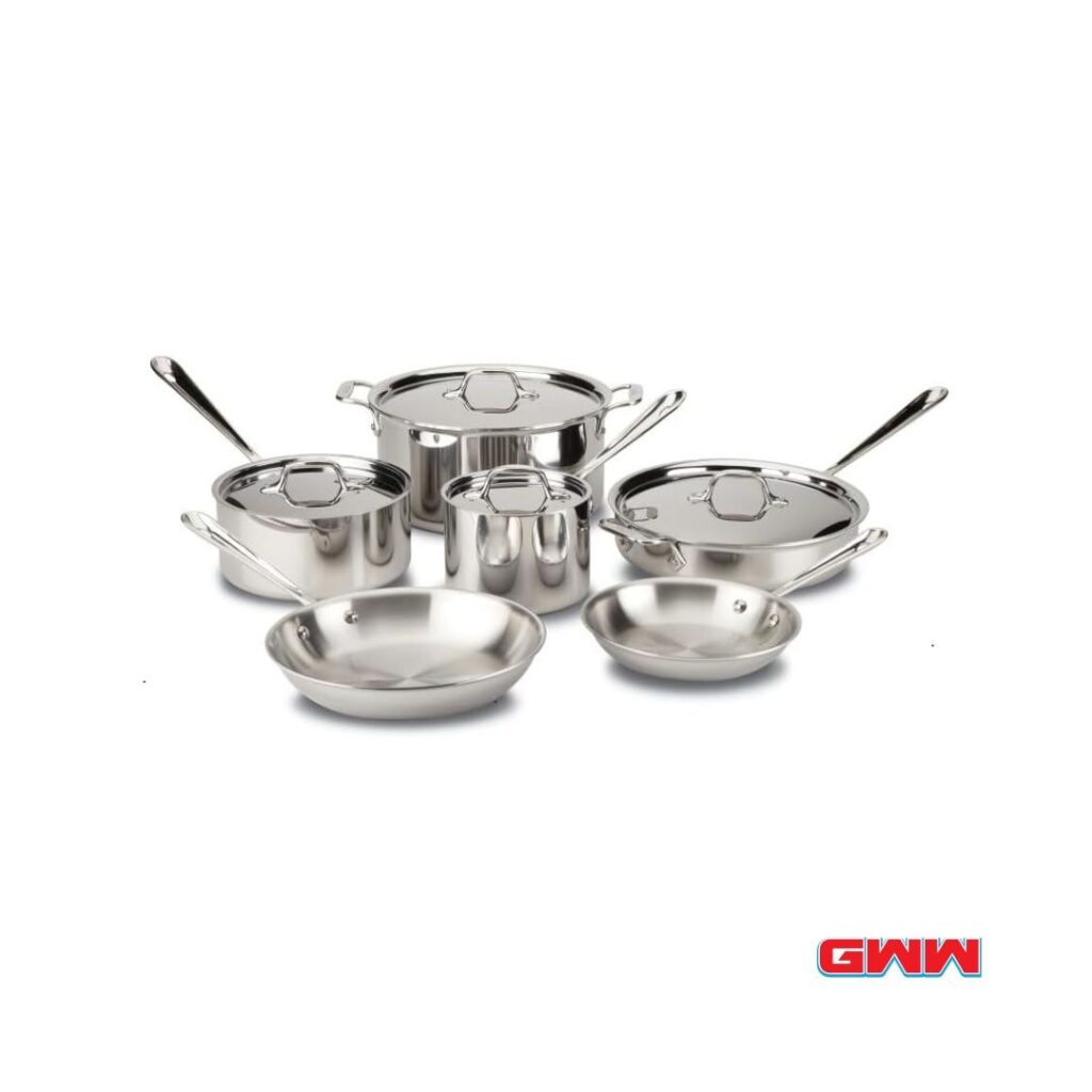 All-Clad Stainless Steel Cookware Set