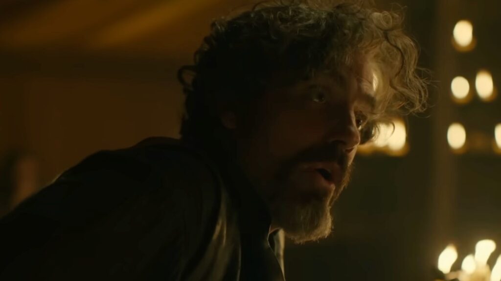 Bertie Carvel in candlelit scene as Prince Baelor Targaryen in A Knight of the Seven Kingdoms