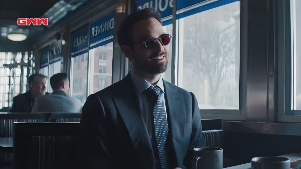 Charlie Cox as Matt Murdock in Daredevil: Born Again