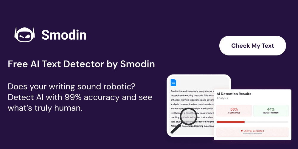 Smodin Free AI Text Detector