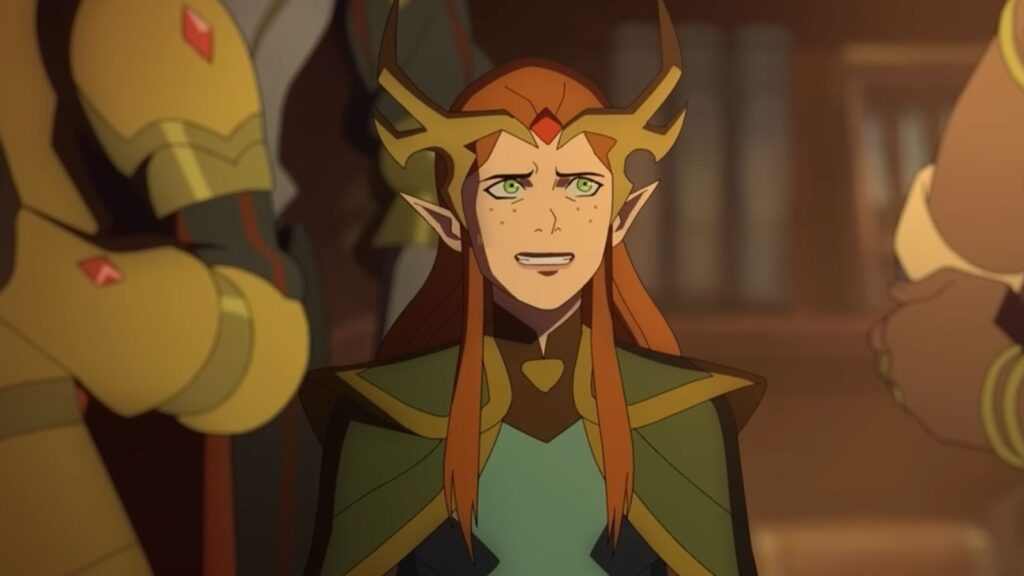 Keyleth voiced by Marisha Ray in The Legend of Vox Machina Season 4