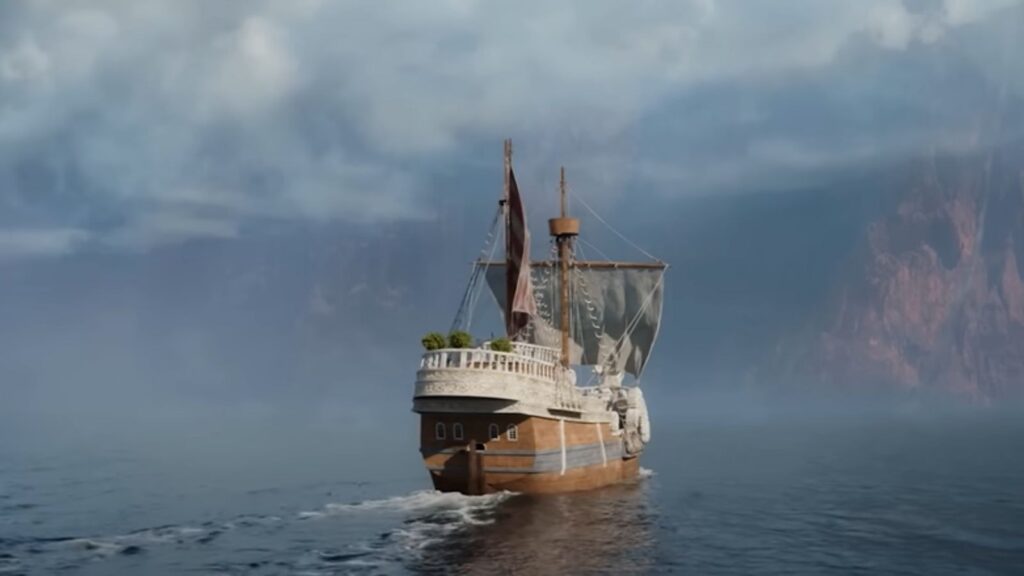 One Piece live action Season 2, Going Merry sails through fog toward new island