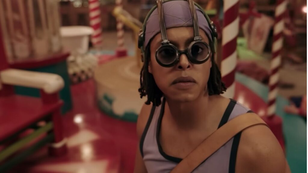 One Piece live action Season 2, Usopp played by Jacob Romero inside Drum Kingdom scene