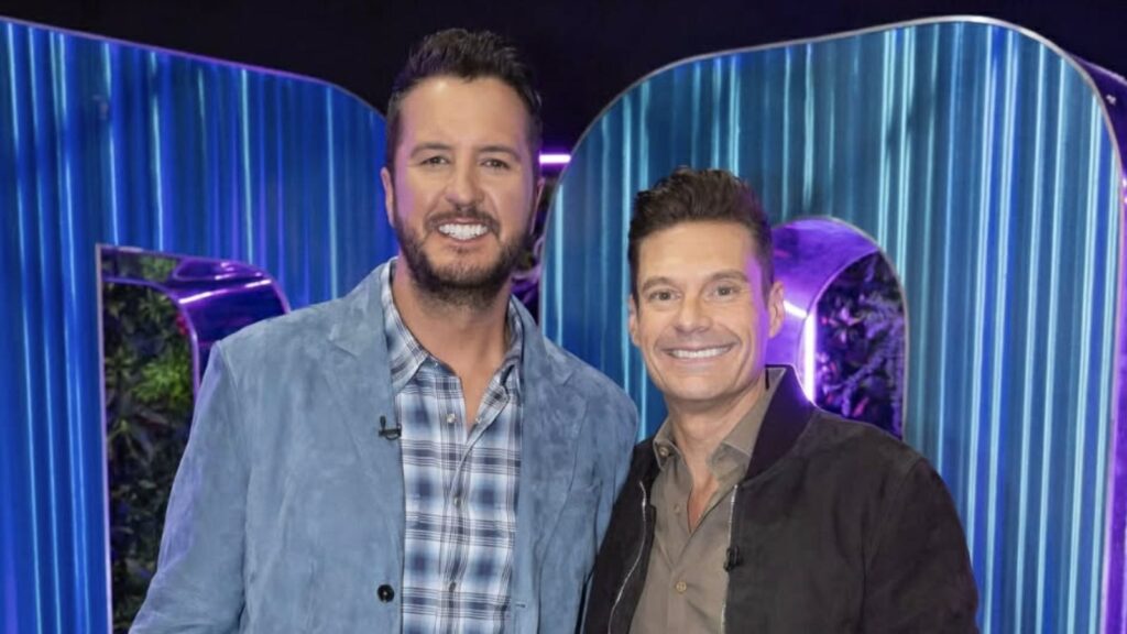American Idol Season 24 Luke Bryan and Ryan Seacrest behind the scenes