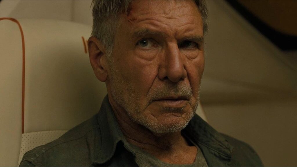 Harrison Ford as Rick Deckard in Blade Runner 2049