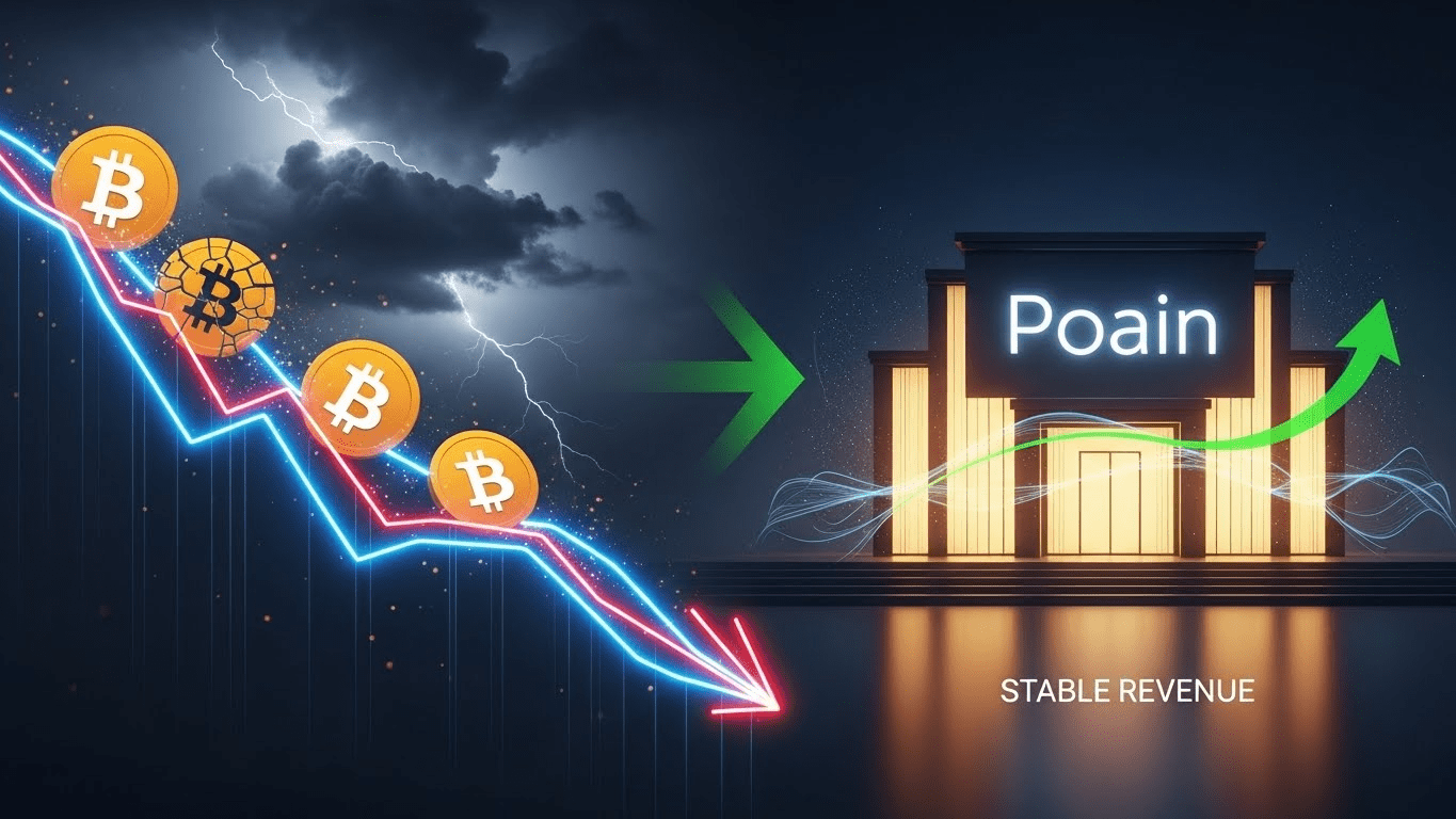 The cryptocurrency market is falling, and Bitcoin is showing a bearish trend – Poain Staking offers a stable income alternative. Register now and receive $115.