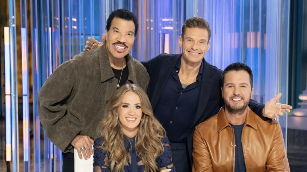 American Idol Season 24 judges Carrie Underwood Luke Bryan Lionel Richie Ryan Seacrest