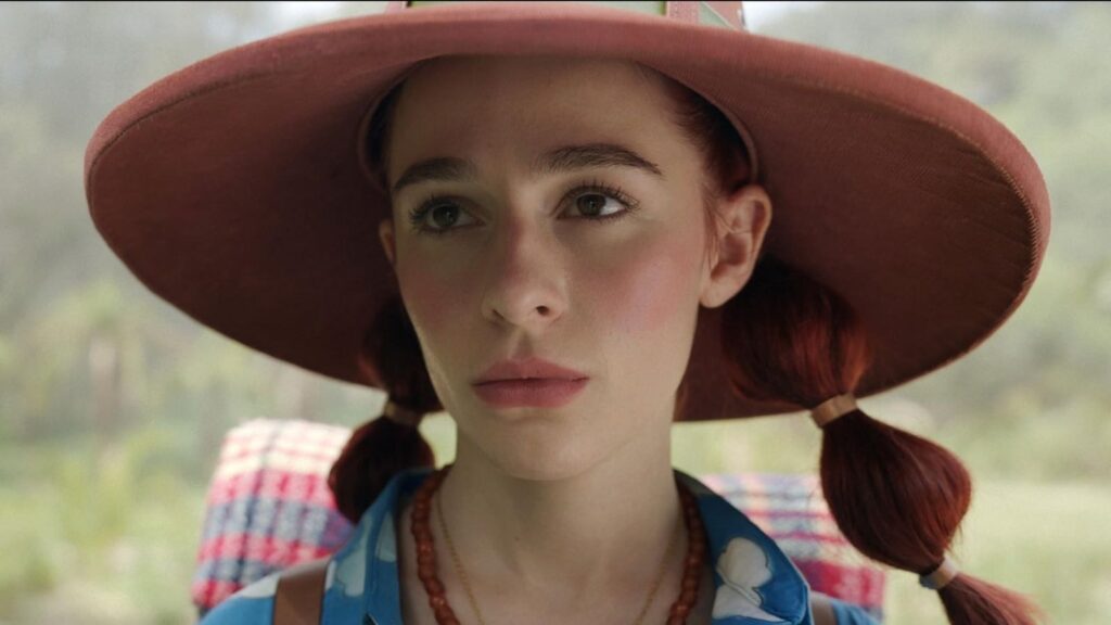 Sophia Anne Caruso as Miss Goldenweek in One Piece season 2.