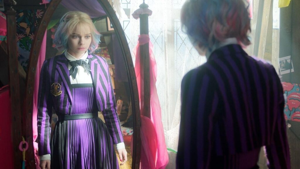 Emma Myers as Enid Sinclair in Wednesday season 2.