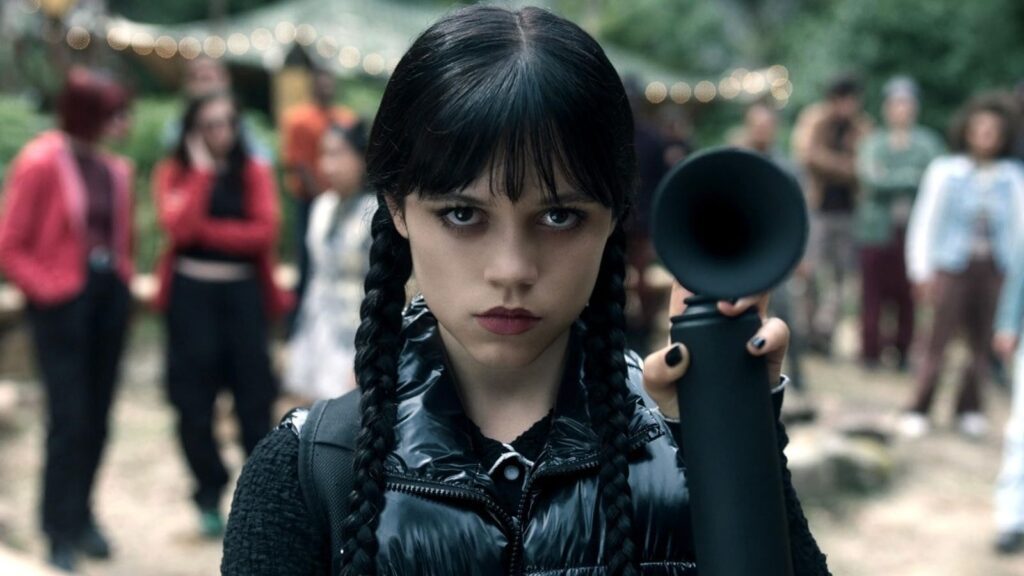 Jenna Ortega as Wednesday Addams in Wednesday season 2.