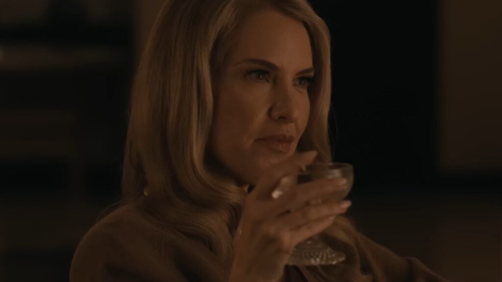 Patina Miller as Raquel Thomas in Power Book III: Raising Kanan Season 5 holding drink intensely