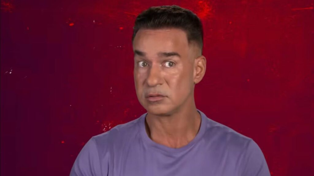 Mike The Situation Sorrentino reacting in Jersey Shore Family Vacation Season 9