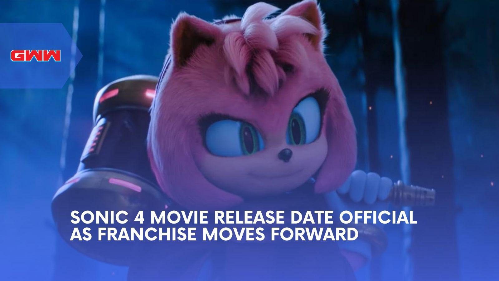 Sonic 4 Finally Has a Release Date, and Amy Rose Is Charging Into the Next Movie