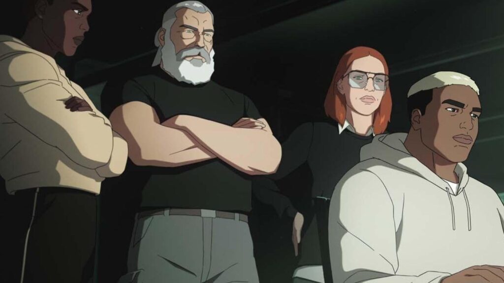 Liev Schreiber Kirby Howell-Baptiste team observe mission progress seriously in Splinter Cell