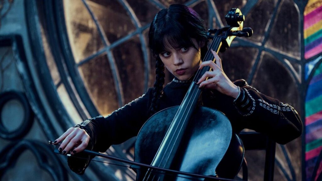 Jenna Ortega as Wednesday Addams in Wednesday season 2.