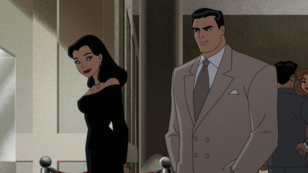 Christina Ricci and Hamish Linklater in Batman: Caped Crusader season 1