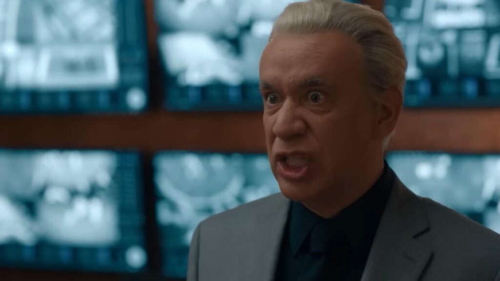 Fred Armisen appears tense during heated confrontation scene from Deli Boys Season 2