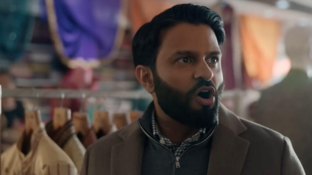 Asif Ali reacts inside family store scene from Deli Boys Season 2