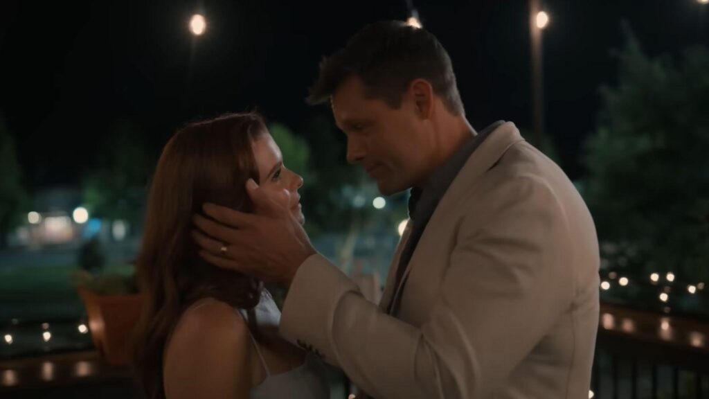 Joanna Garcia Swisher shares romantic moment with Justin Bruening, from Sweet Magnolias season 5