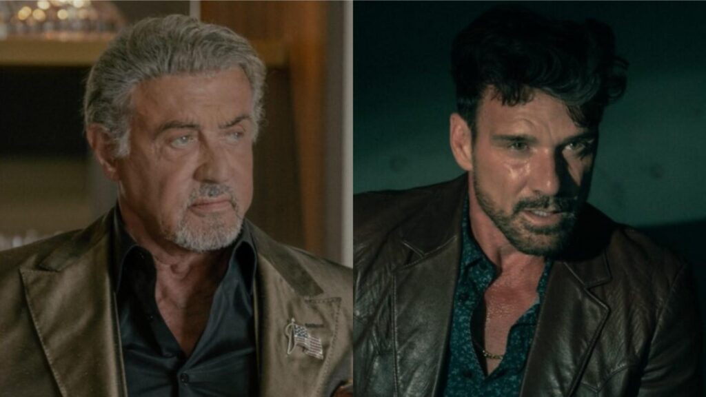 Sylvester Stallone and Frank Grillo share a tense Tulsa King season 3