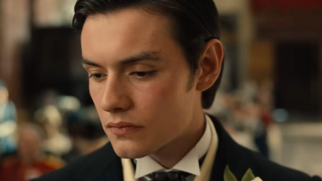 Louis Partridge appears emotional before wedding ceremony in dramatic trailer moment, from Enola Holmes 3