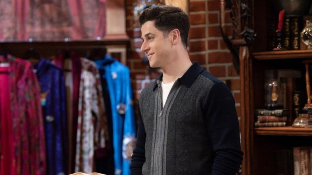 David Henrie as Justin Russo in magical family adventure, from Wizards Beyond Waverly Place season 1