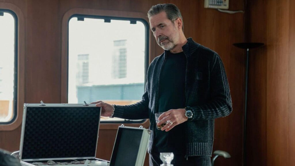 Paddy Considine as Kevin Harrigan in MobLand season 2.