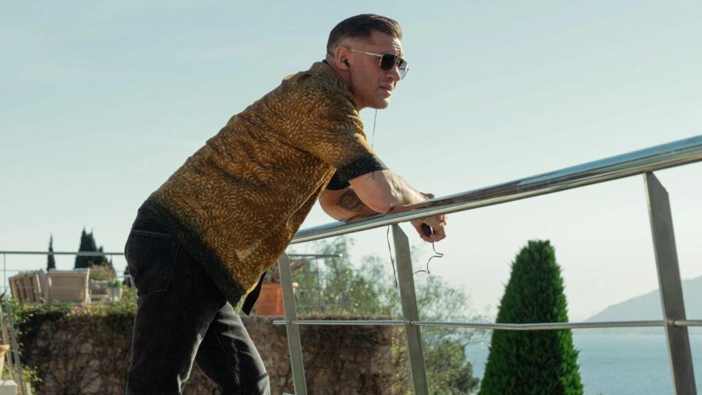 Tom Hardy as Harry Da Souza MobLand season 2.